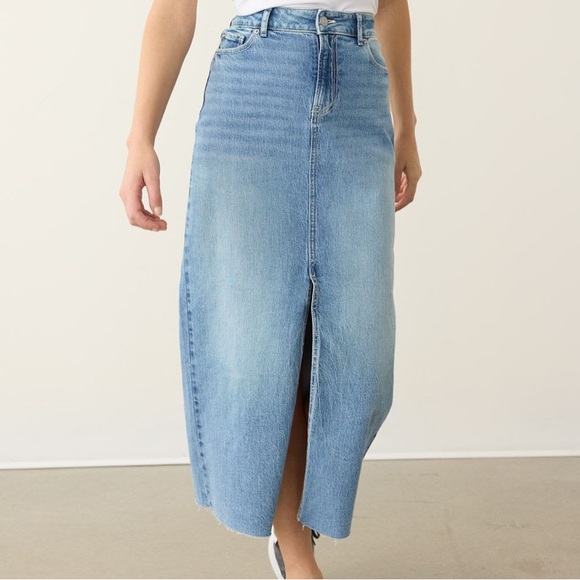 Reitmans Maxi Denim Skirt waist size 30 inches - Picture 2 of 9
